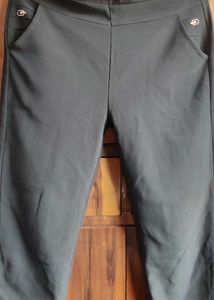 Black High Rise Fitted Legging