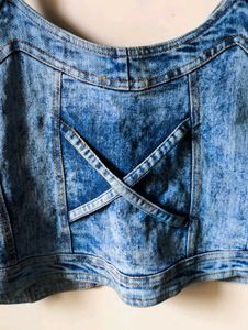 Denim Crop Top