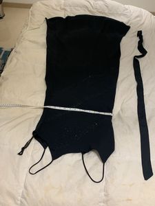 Lovely Black Gown With Belt