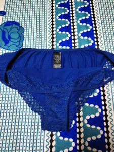 M &amp; S Blue Lace Panty