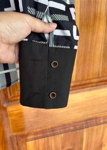 Abstract Print Shirt For Women