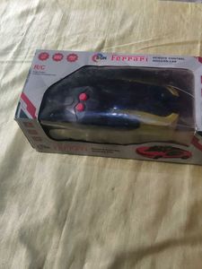 Yellow Ferrari R/C Car