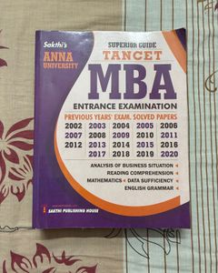TANCET MBA Entrance Exam Guide