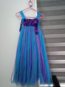 Party Wear Full Length Dress For Girls