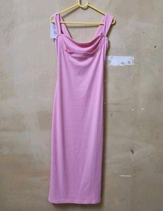 Pink Strapped Dress