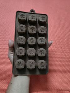 Rose Shape Silicon Chocolate Mould