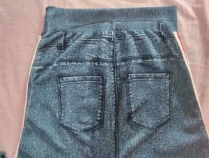 High-Waist Stretch Jeggings