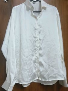 white  satin new shart