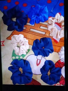 12 Scrunchies And 1 Hair Bow