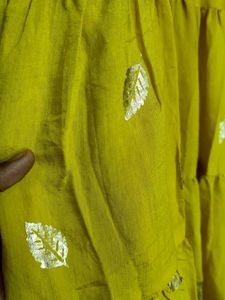 Elegant Yellow Ethnic Gown