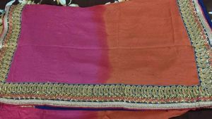 Heavy Multicolour Sari With Blouse