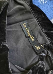 Chic Black Velvet Party Dress