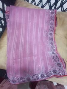 fancy saree with blouse