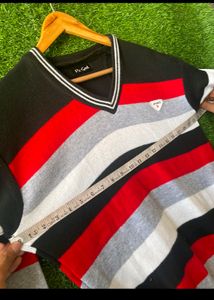 Red &amp; Black Unixes Stylish Korean Sweater