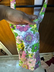 Multi Colour halter neck top