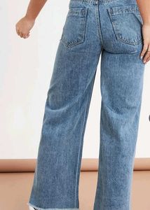 Wide Leg High Waist Jeans