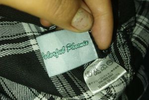Plaid Ruffle Hem Skirt