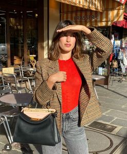 Women’s Houndstooth Blazer