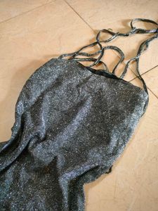 Silver Sparkly Disco Dress🦪🦢🌁