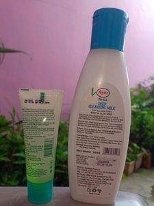 Combo Of AYUR HERBALS CLEANINGMILK &amp; HIMALAYA NEEM