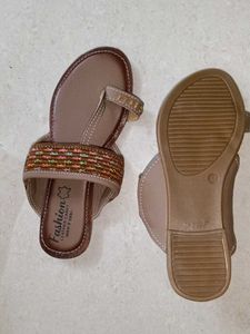 Jaipuri Nagra Jutti Set Of 2 (Multicolored)