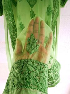 Trendy Chickenkari Kurthi 💚💚