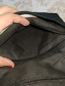 “Noor Clutch” – Quilted Mirror Work Pouch