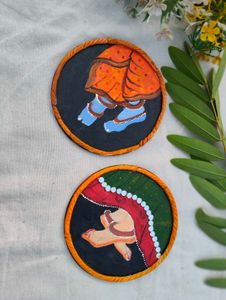 2 Radha Krishna painting