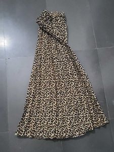 Leopard Print Maxi Skirt