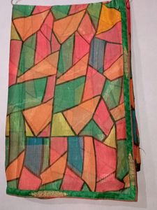 Multicolored Saree