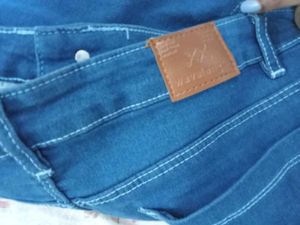 Wide Leg Denim Jeans
