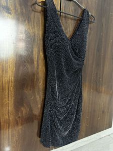 Sexy Black Sparkly Bodycon Dress