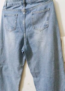 Distressed Denim Jeans