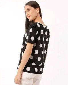 M&amp;S Polka Dot Top
