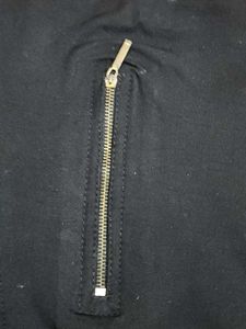 Low Waist 38&#34; Cotton Pants with Back Pockets