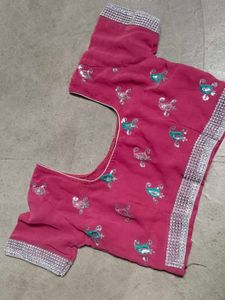 Half Net Saree