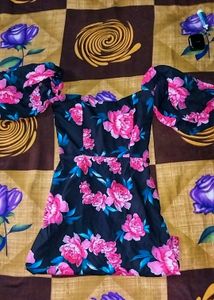 URBANIC Off-Shoulder Mini Dress