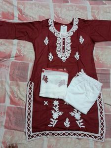 Chikankari kurta set
