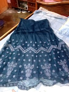 It&#39;s A Three Piece Dress .duppata Frock,Lehnga