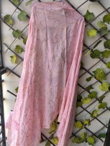Pink Embellished Dupatta