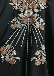 Elegant Embroidered Abaya