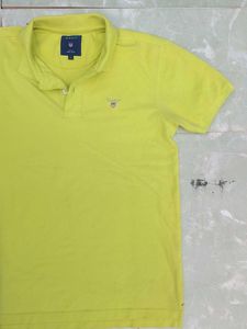 GANT Men&#39;s Lemon Polo Shirt Size L