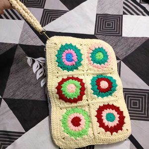 Crochet Colorful Granny Square Design bag🌸 🌸
