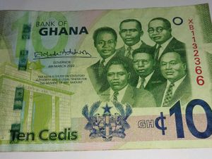 Ghana 10 Ceidi Currency Numismatic