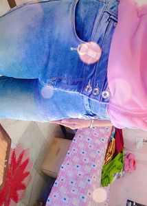Combo: Two-Tone Wash Jeans