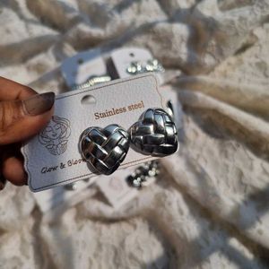 Antitarnish Silver Earrings