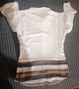 Elegant White Button-Down Top