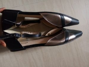 Ajio Women&#39;s Solid Casual Slingback Ballerina Flat