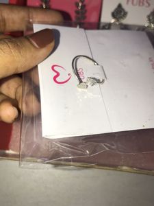 FUBS Silver Tone Earring Set