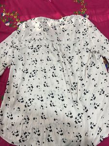 Butterfly Print Long Sleeve Top